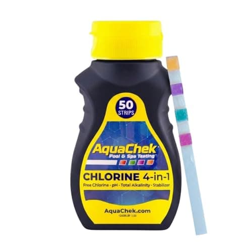 AquaChek Yellow 4-in-1 Chlorine Test Strips