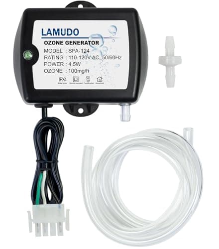 Lamudo ozone generator for hot tubs and cold plunges