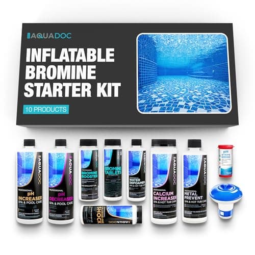 AquaDoc inflatable hot tub chemical kit, bromine
