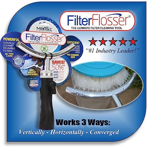 Filter Flosser rinsing wand